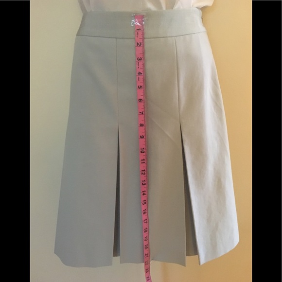 Vintage Salvatore Ferragamo Cotton Pleated Skirt. - Picture 2 of 6